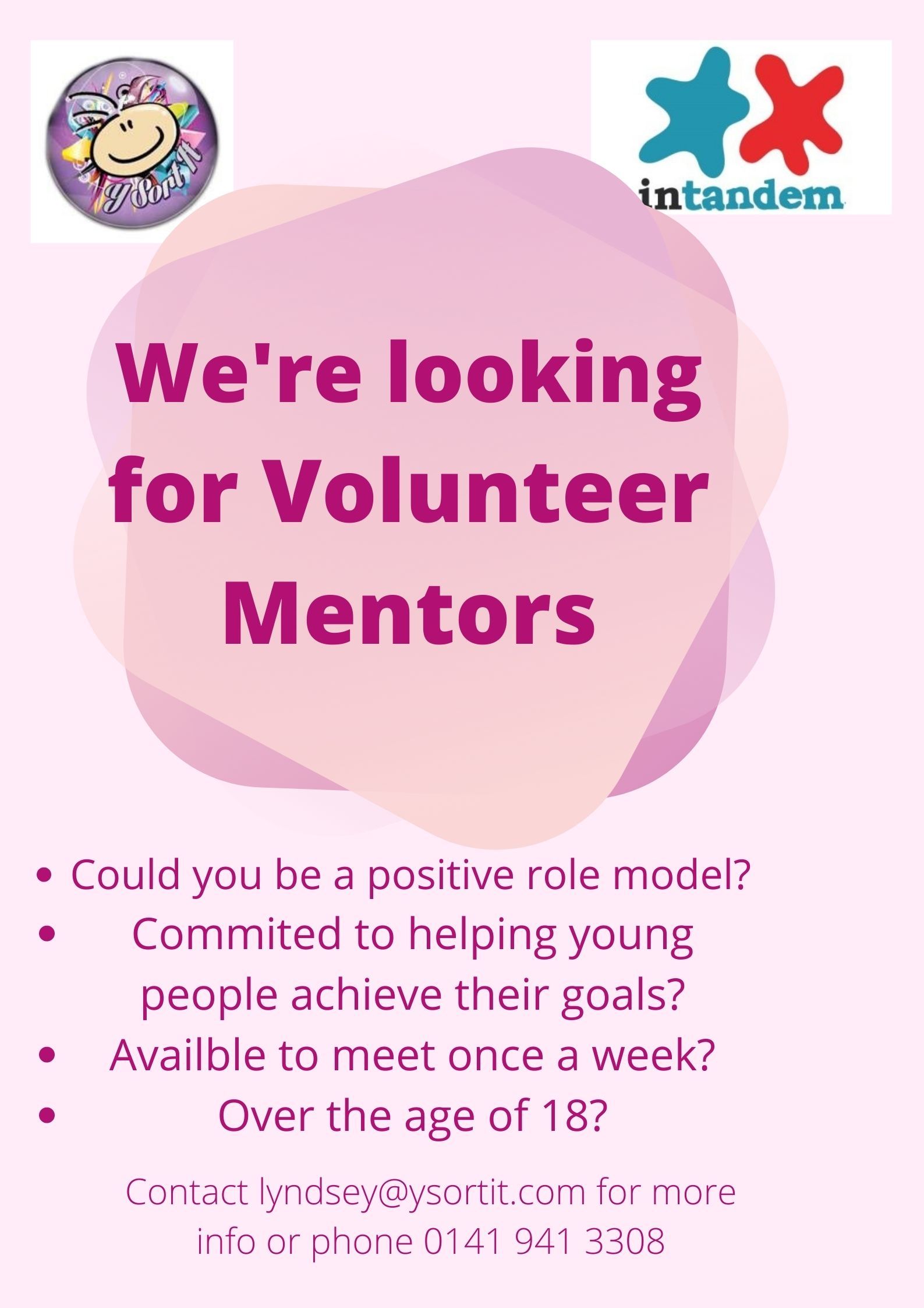 MEMBER NEWS: YSortIt are looking for Mentors! 