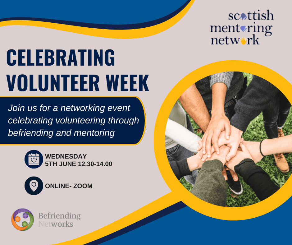 NETWORKING: Join us in celebrating volunteering through Befriending and Mentoring