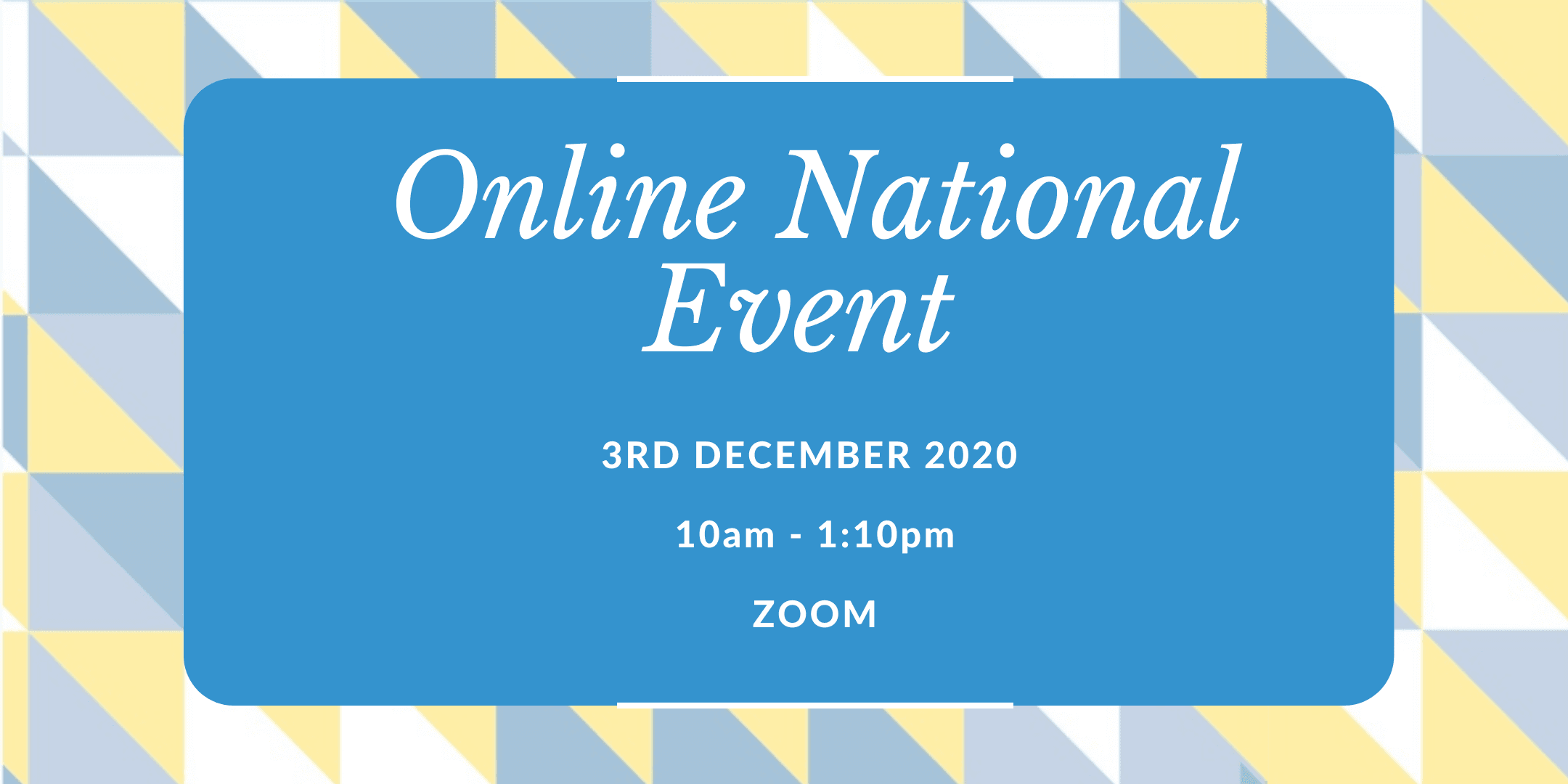 Scottish Mentoring Network's Online National Event