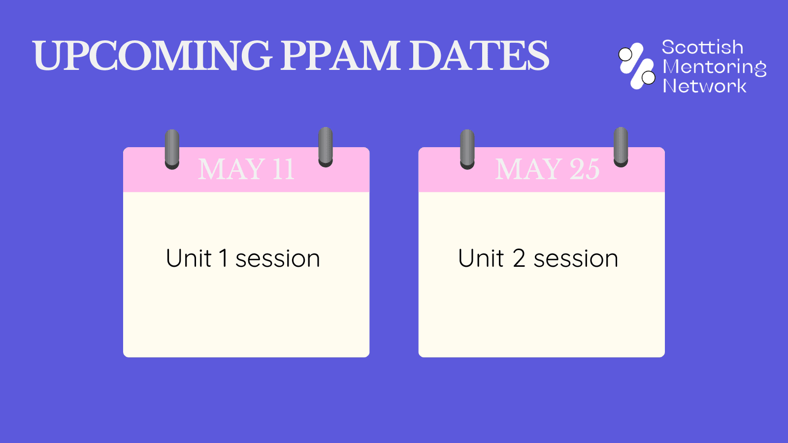 Professional Practice Award in Mentoring (SCQF Level 7)- May Dates