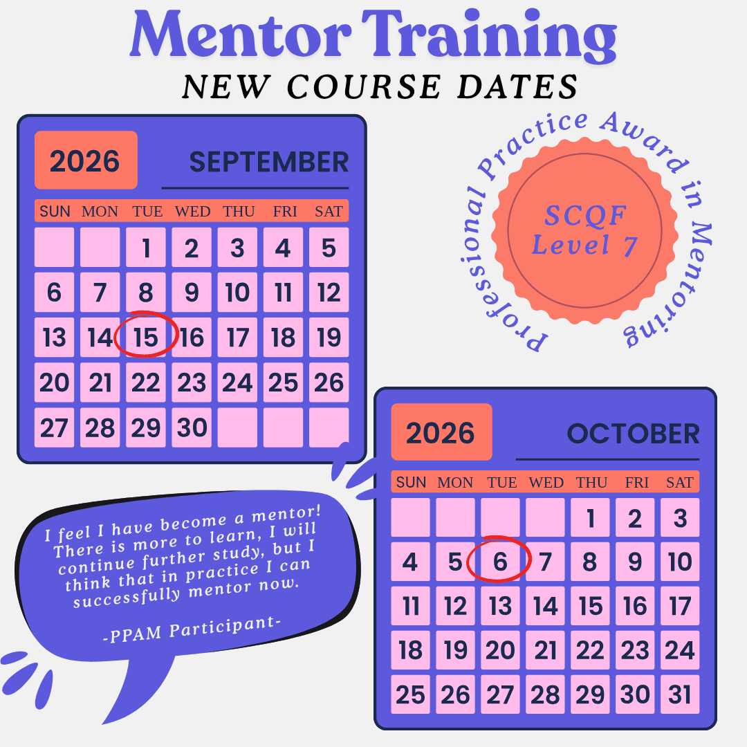 Professional Practice Award in Mentoring (SCQF Level 7)- September Dates
